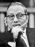 U Thant ( January 22, 1909 – November 25, 1974) was a Burmese diplomat and the third Secretary-General of the United Nations from 1961 to 1971.<br/><br/>

A native of Pantanaw, Thant was educated at the National High School and at Rangoon University. In the days of tense political climate in Burma, he held moderate views positioning himself between fervent nationalists and British loyalists. He was a close friend of Burma's first Prime Minister U Nu and served various positions in Nu's cabinet from 1948 to 1961.<br/><br/>

He was appointed as Secretary-General in 1961 when his predecessor, Dag Hammarskjöld died in an air crash. In his first term, Thant facilitated negotiations between U.S. President John F. Kennedy and Soviet premier Nikita Khrushchev during the Cuban missile crisis, thereby narrowly averting the possibility of a global catastrophe. In December 1962, Thant ordered the Operation Grand Slam which ended secessionist insurgency in Congo. He was reappointed as Secretary-General on 2nd December 1966 by a unanimous vote of the Security Council. In his second term, Thant was well-known for publicly criticizing American conduct in the Vietnam War. He oversaw the entry of several newly independent African and Asian states into UN. Thant refused to serve a third term and retired in 1971.<br/><br/>

Thant died of lung cancer in 1974. A devout Buddhist and the foremost Burmese diplomat who served on the international stage, Thant was widely admired and held in great respect by the Burmese populace. When the military government refused him any honors, riots broke out in Rangoon. But they were violently crushed by the government, leaving tens of casualties.