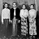 Burma / Myanmar: U Thant with his family in 1957, including (left to right) son Tin Maung Thant, wife Daw Thein Tin and daughter Aye Aye Thant